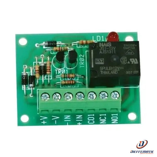 Scheda Interfaccia Relé 12V 10A Amplificata In Corrente A 1