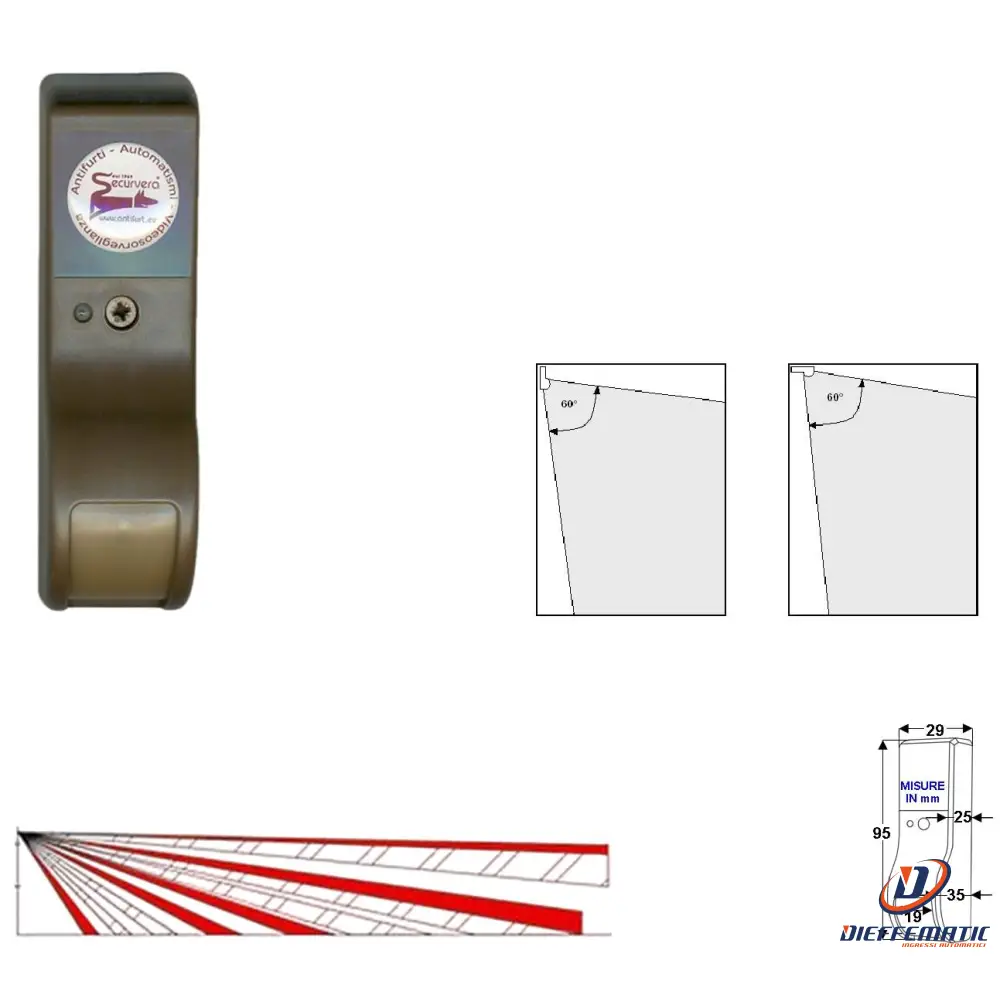 Sensore Infrarosso A Tenda Da Esterno Protetto Persiana
