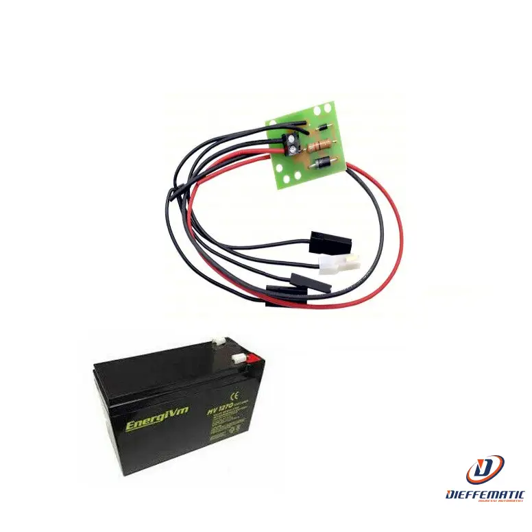 Set Pacco Batterie Batteria Tampone + Caricabatteria Ekos