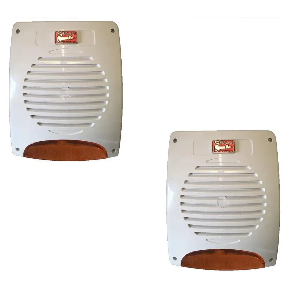 Sirena Lampeggiante A Led Da Esterno 2 Pezzi Melodia