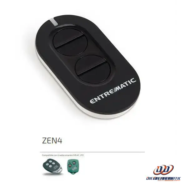 Ditec zen4 gol4 gol 4 bix lp2 entrematic gate opener remote control