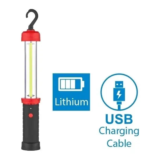 Torcia Led Da Lavoro Ricaricabile Con Magnete Nova Line