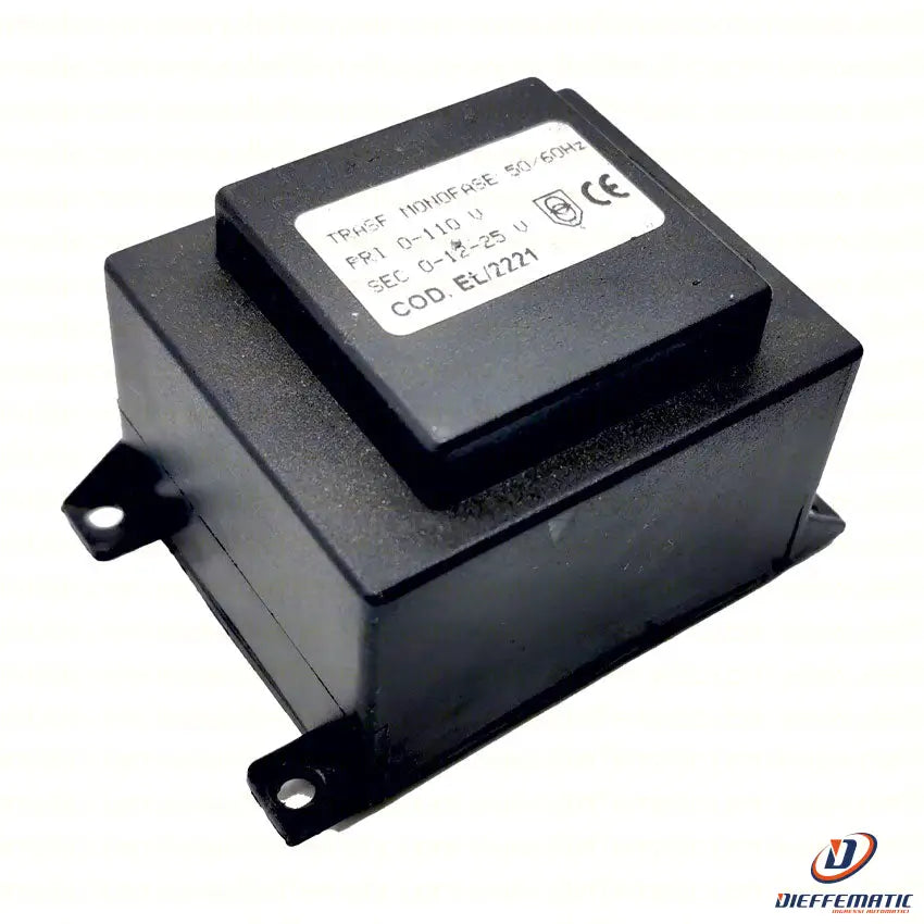 Trasformatore lamellare 0-12-25v - 110v 100va - dieffematic