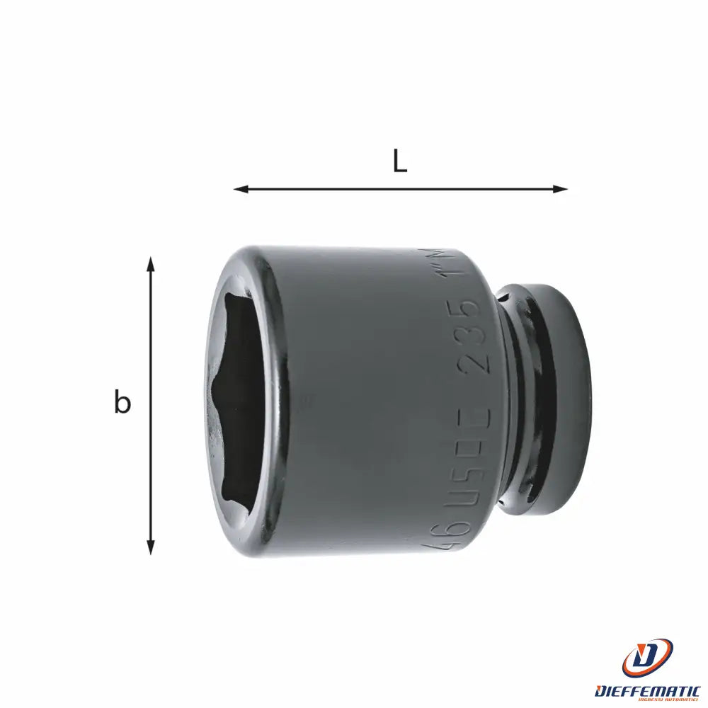 USAG 684 Bussola Porta Inserti 684006 – Attacco Quadro 1/2″, Per Avvitatori Manuali, In Acciaio Cromo-vanadio Cromato Lucido