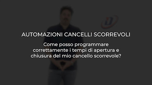 Come posso programmare correttamente i tempi di apertura