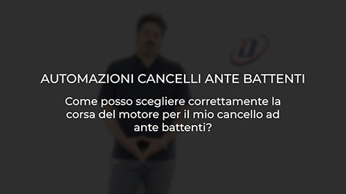 Come posso scegliere correttamente la corsa del motore
