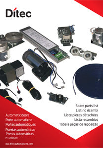 Ditec catalistino Ricambi Porte 2023