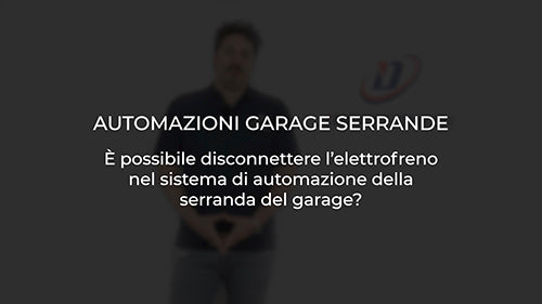 È possibile disconnettere l’elettrofreno nel sistema