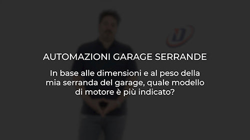 In base alle dimensioni e al peso della mia serranda