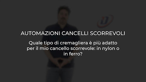 Quale tipo di cremagliera è più adatto per il mio cancello