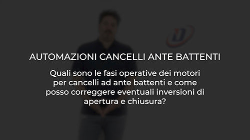 Quali sono le fasi operative dei motori per cancelli