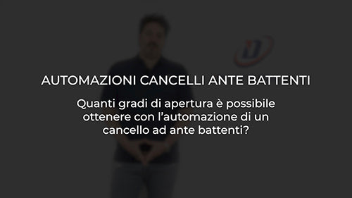 Quanti gradi di apertura è possibile ottenere