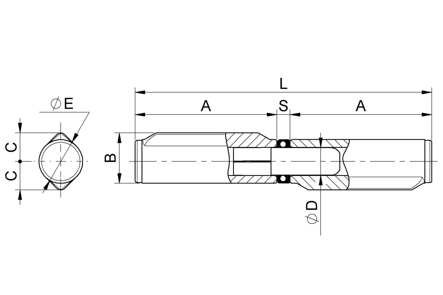 24 Pz Cerniera Con Costa Stampata Perno Ottone Cuscinetto