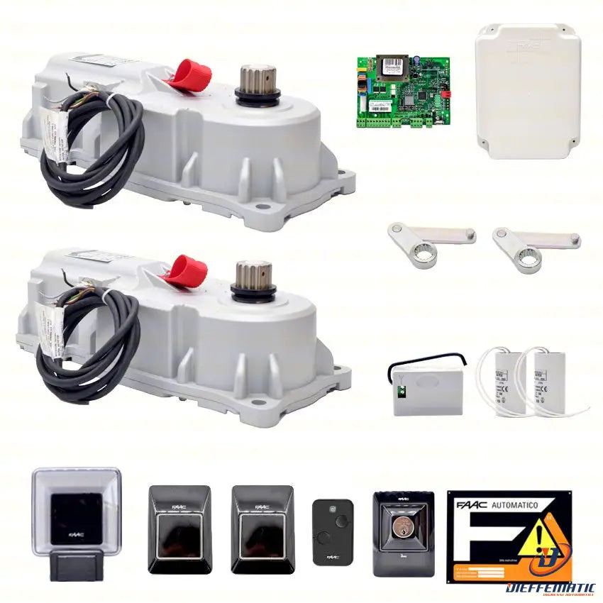 106746445 Faac Kit Power 230v Safe Per Automazione Cancello