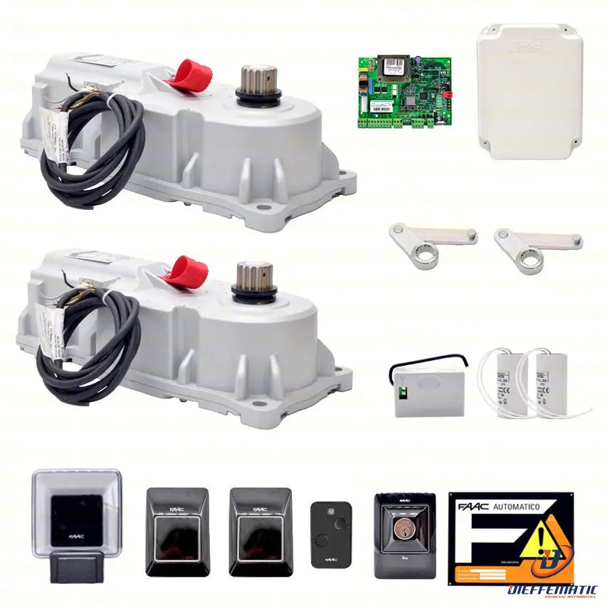 106747445 Faac Kit Power 24v Safe Per Cancelli A Battente