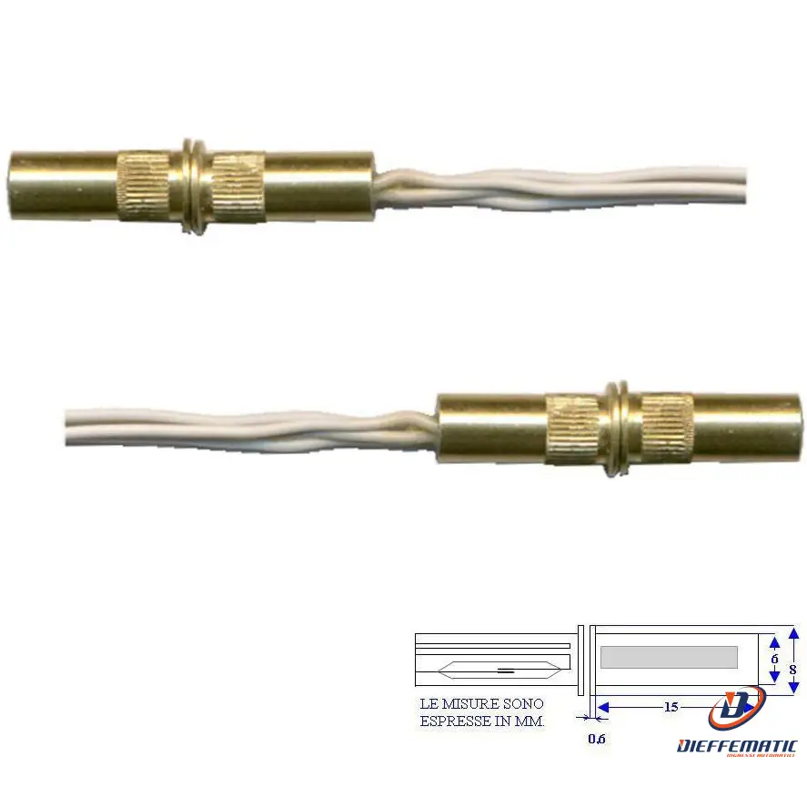 2 Microcontatti A Sigaretta Incasso 500 Ma 30 V. 4 Fili