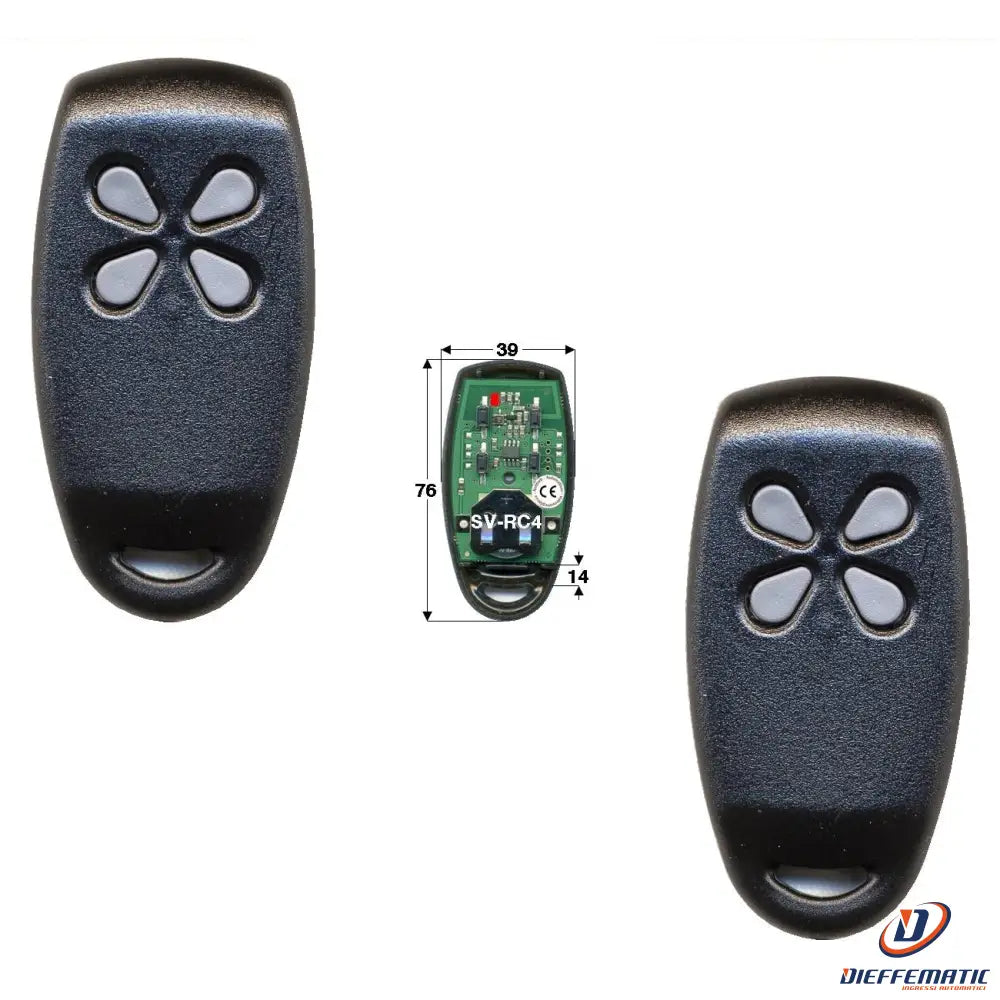 2 Radiocomandi 4 Canali 10 Bit 1024 Codici Personali