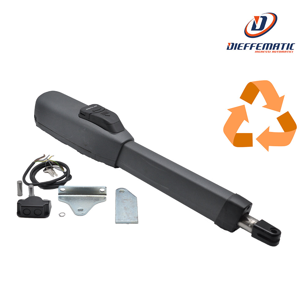 Automazione Cancello Battente Attuatore Singolo Mistral 400 230v Usato Garantito 22