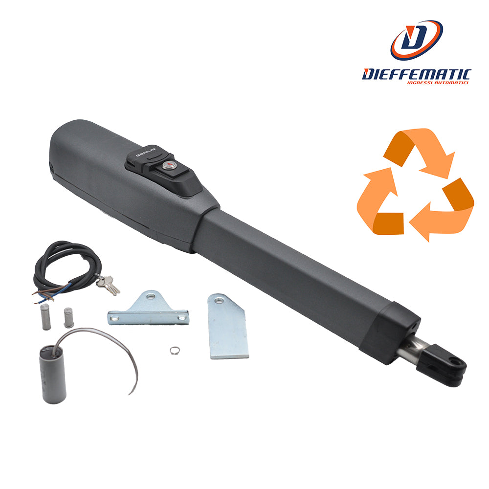 Automazione Cancello Battente Attuatore Singolo Mistral 300 230v 6170116 Usato Garantito 23