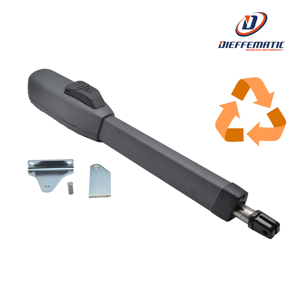 Automazione Cancello Battente Attuatore Singolo Mistral 400 24v 6170121 Usato Garantito 24