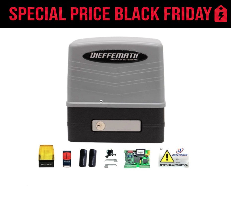 Kit Kv6 Automazione Cancello Automatico Scorrevole 220V 230V 600Kg Special