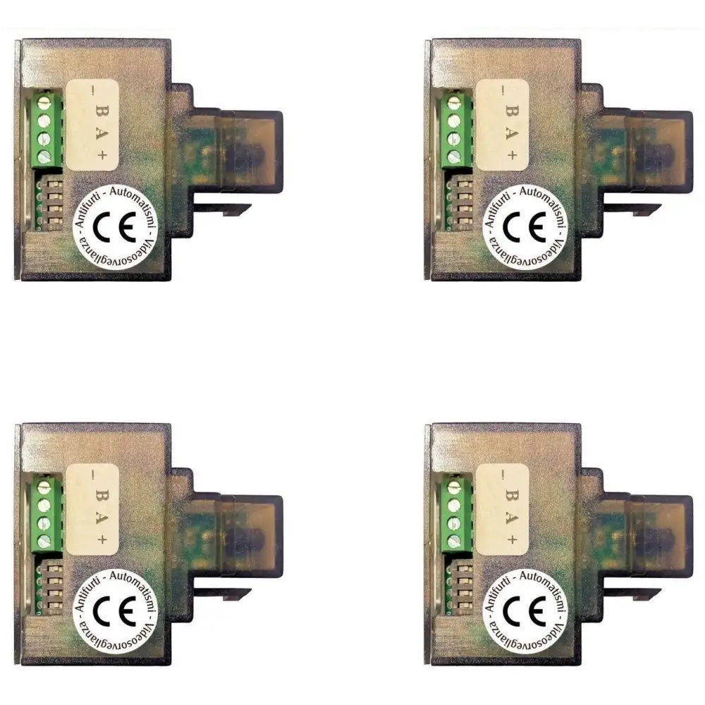4 Lettori Rifd In Presa Lan Rj45 Per Chiavi Securvera