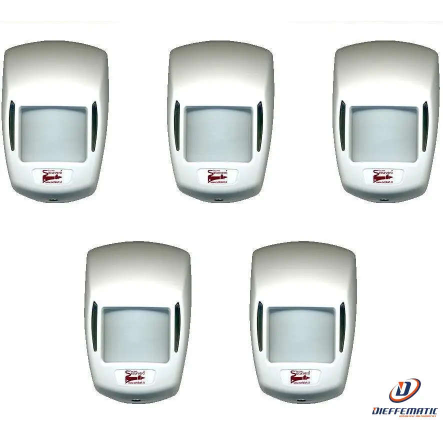 5 Doppia Tecnologia Grandangolo 15 Mt 12 V Securvera
