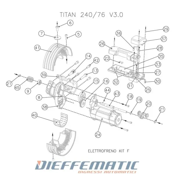 Fascia A Rullini B Per Titan 240/76 V3.0 Acm 31210001