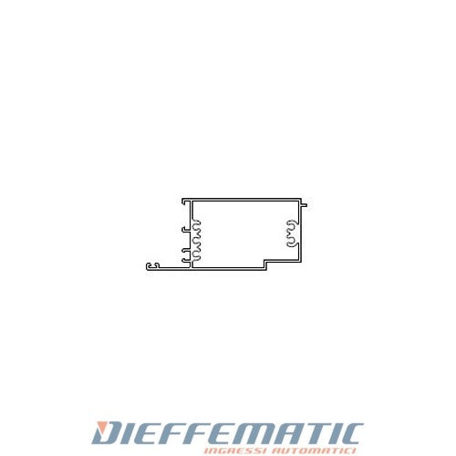 Zoccolo Riportato L=6500 Per Porte Automatiche Aprimatic