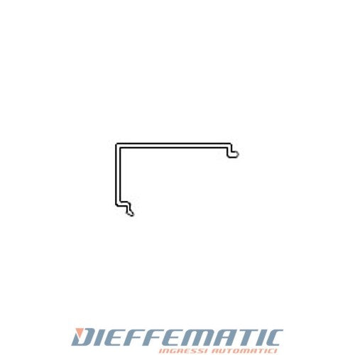 Fermavetro Cieco L=6500 Per Porte Automatiche Aprimatic