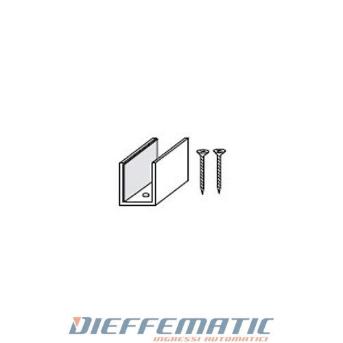 Set Guida A Terra Per Ante In Cristallo Aprimatic 42280/079