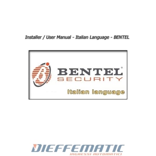 Installateur italien / kit d'utilisation pour Bentel absolu