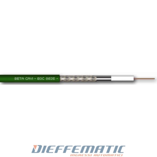 Cavo Betacavi Cavo EOC 14055 DG Coax 9.50 mm green lszh