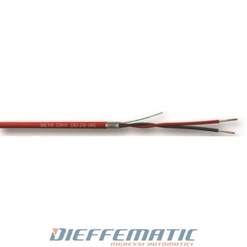 Matassa cable Betacavi FRHRR 2100 2 x 1.00 7.30 mm red lszh