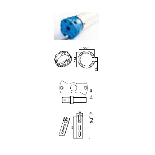 Kit Per Tapparelle Ø 45 Came Mondrian 5 - 40 Nm - 230 V Ac -