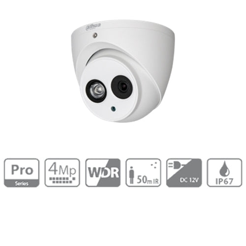 Telecamera Hdcvi Dome 2k Ottica Fissa 3.6mm Wdr Ir 50mt