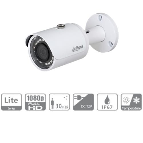 Telecamera Hdcvi Bullet 2mpx Ottica Fissa 3.6mm Ir 30mt
