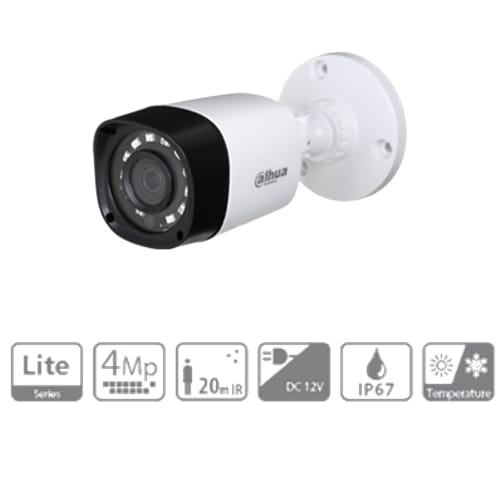 Telecamera Hdcvi Bullet 2k Ottica Fissa 3.6mm Ir 20mt Dahua