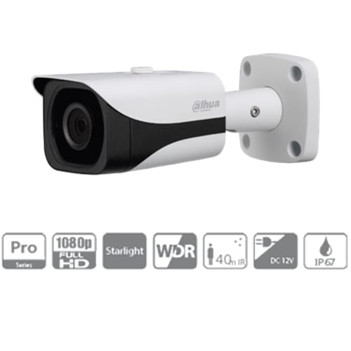 Telecamera Hdcvi Bullet 2mpx Ottica Fissa 3.6mm Ir 40mt