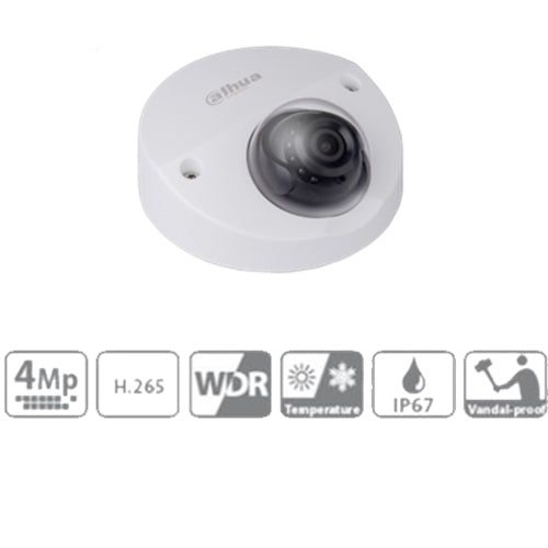 Dome 4mp Fissa 2.8mm 12v Poe Ir 20m Icr Wdr Dahua