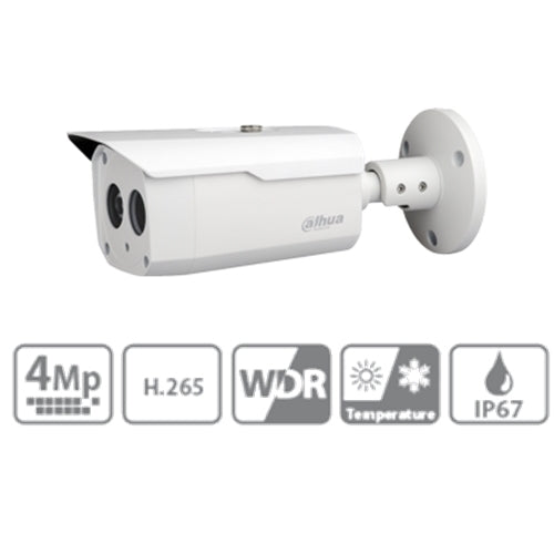 Telecamera Ip Bullet 4mpx, Ottica Fissa 3,6mm Dahua