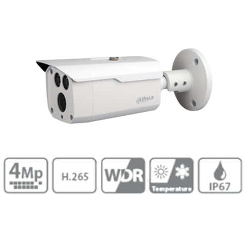 Telecamera Ip Bullet 4mpx, Ottica Fissa 3,6mm Dahua