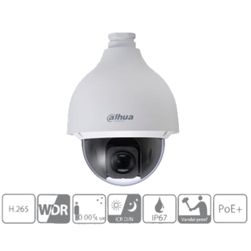 Speed Dome 2mp 30x H265 Ip67 Autotracking Dahua Sd50230u-hni