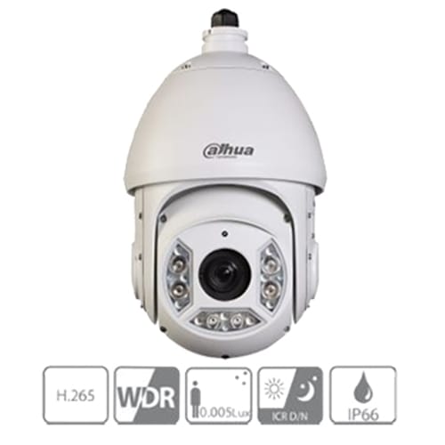 Speed Dome Ip 2mp 25x H265 Ir 150m 66 Autotracking Dahua