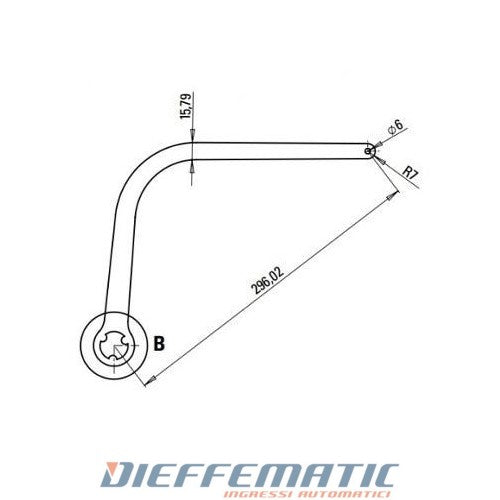 Coppia Bracci Alternativi N1d Bianco Ral 9010 Automatismi