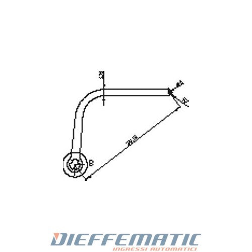 Coppia Bracci Alternativi N1d Marrone Ral 8017 Automatismi