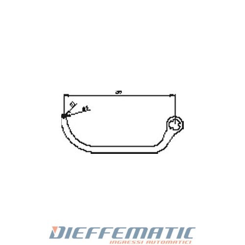 Coppia Bracci Alternativi Nd4 Per N1d Marrone Ral 8017