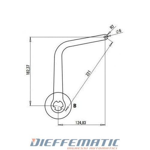 Coppia Bracci Nd5 Per Automazione N1d Bianco Ral 9010