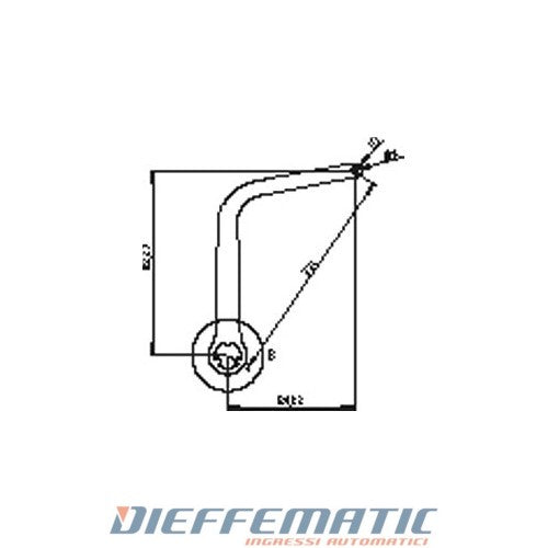 Coppia Bracci Nd5 Per Automazione N1d Marrone Ral 8017