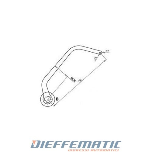 Coppia Bracci Nd7 Per Automazione N1d Automatismi Accessori